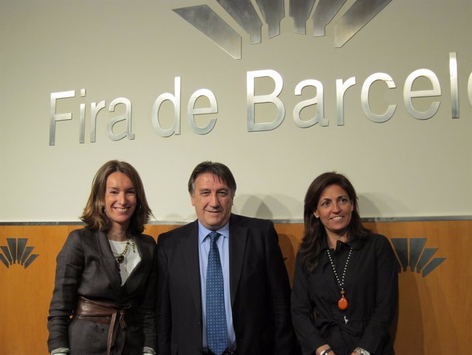 Marta Serra, Raimon Martínez Fraile y Marian Muro en la presentación del SITC