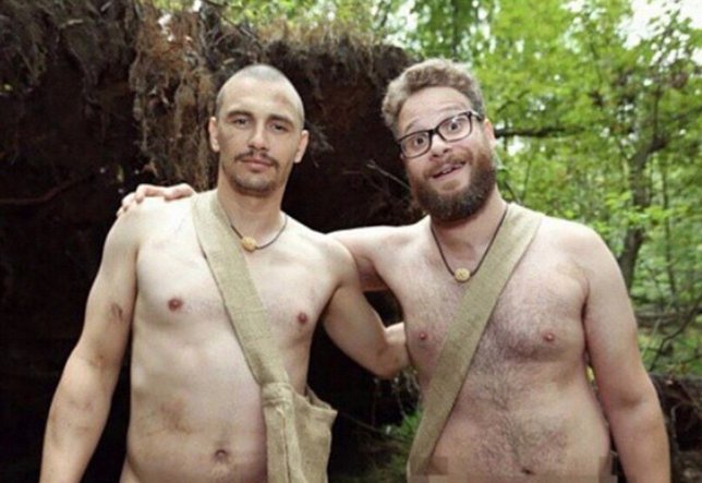 James Franco y Seth Rogen desnudos
