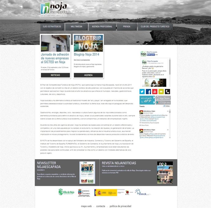 Imagen de la nueva web