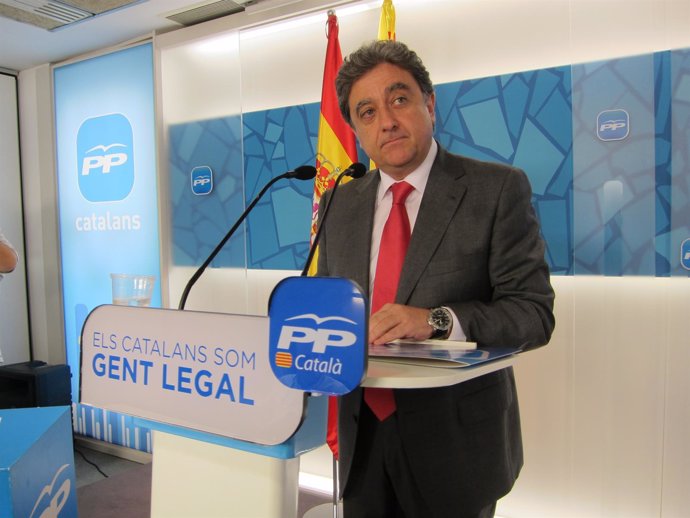 El portavoz del PP en el Parlament, Enric Millo
