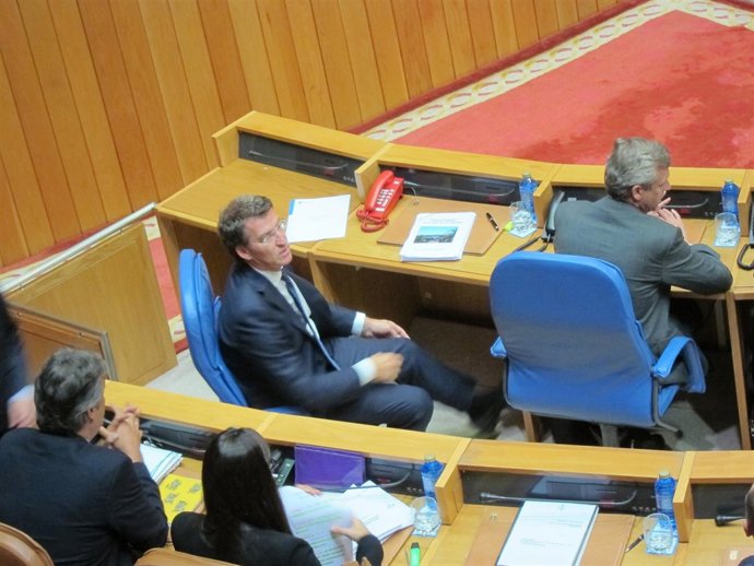 Alberto Núñez Feijóo en el debate sobre el estado de la autonomía