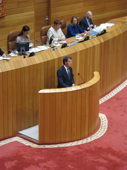 Feijóo en el debate sobre el estado de la autonomía