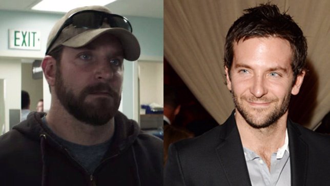Bradley Cooper antes y después 