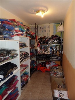 Material falsificado para venta ambulante