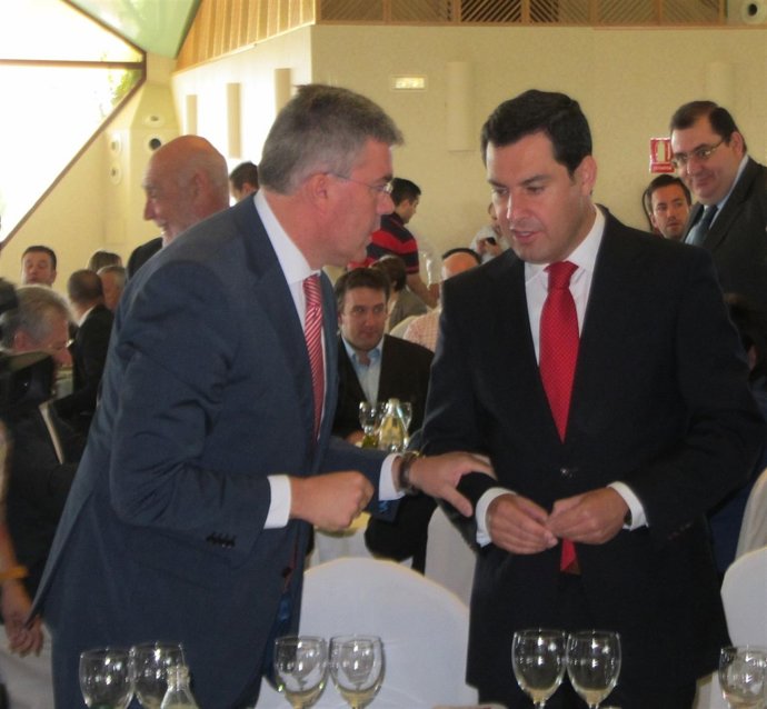 José Enrique Fernández de Moya y Juanma Moreno