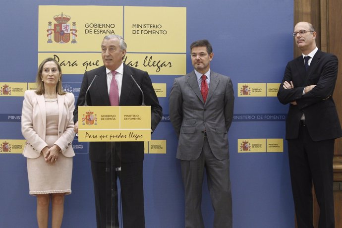 Julio Gómez-Pomar, Rafael Catalá, Ana Pastor, Pablo Vázquez