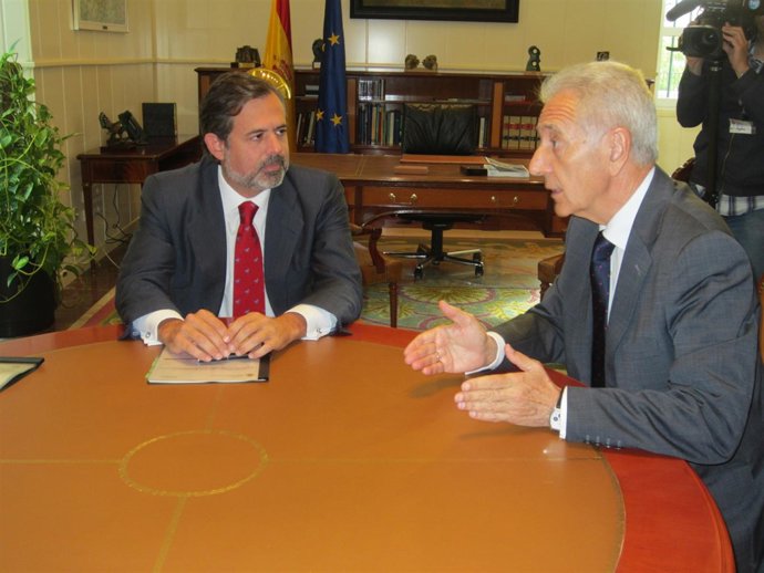 Lobón se ha reunido este martes con el secretario de Estado de Medio Ambiente