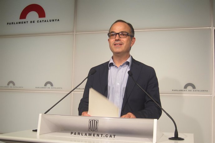 El líder de CiU en el Parlament, Jordi Turull. 