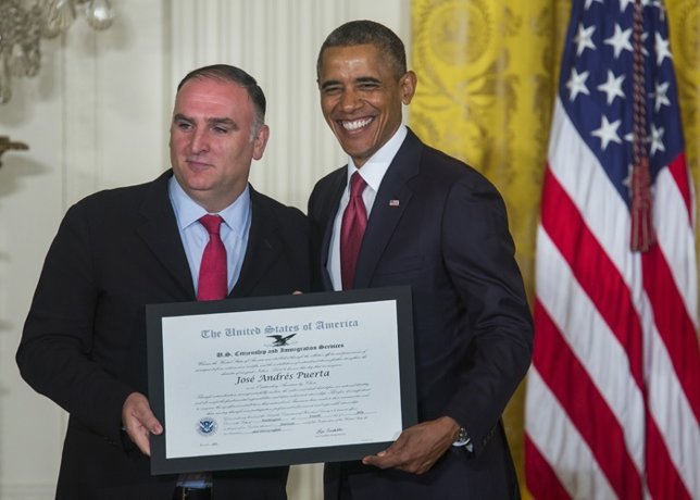 President Barack Obama poses for a phot