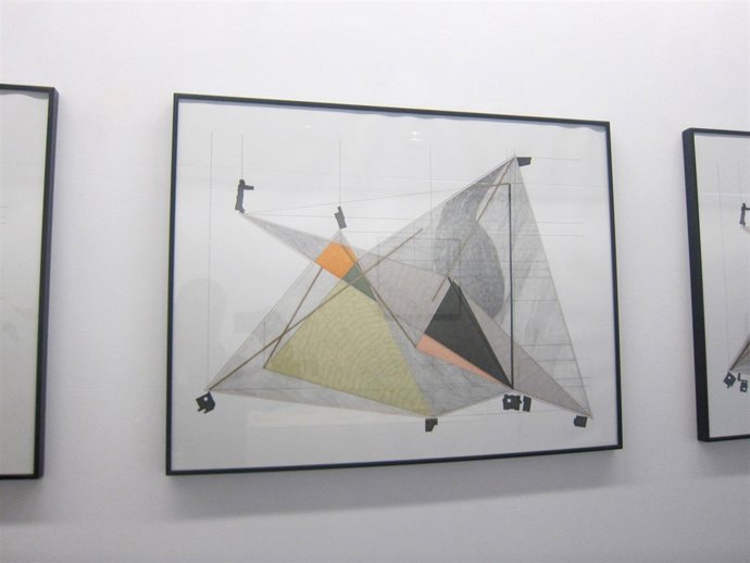 Uno de los bocetos que componen la muestra de Sandonis.