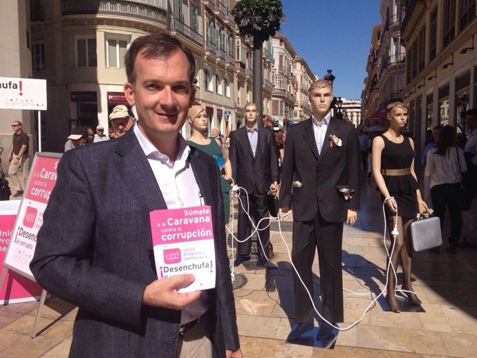 El portavoz y coordinador territorial de UPyD en Andalucía, Martín de la Herrán