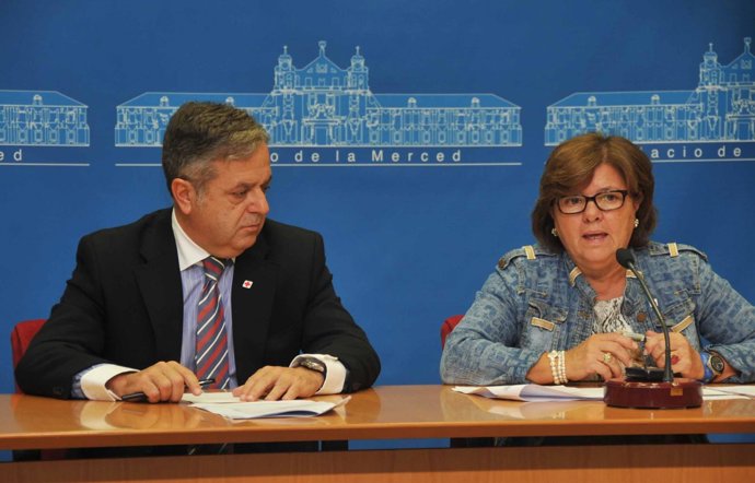 Fuentes y Sánchez en la rueda de prensa