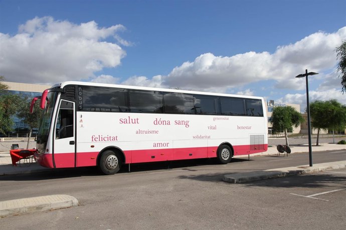 Autobús donación de sangre
