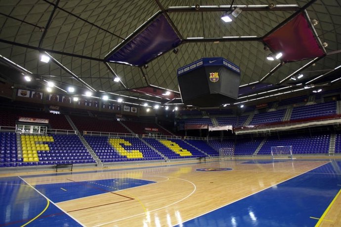 Interior Del Palau Blaugrana De Barcelona