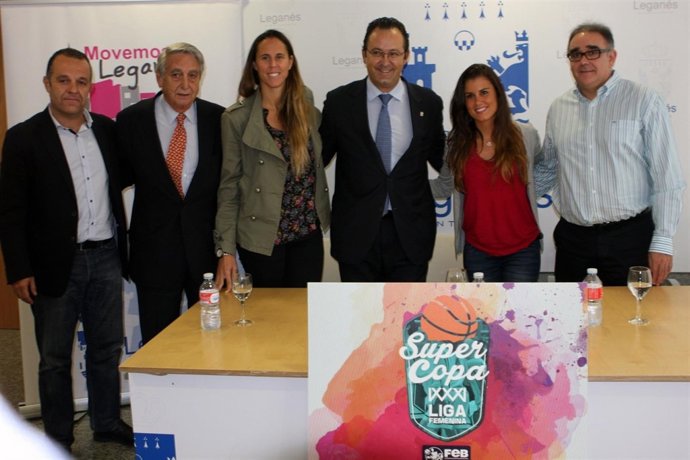 Presentación en Leganes de la Supercopa de España de baloncesto femenino