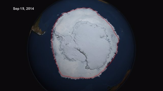 Máximo de hielo antártico de 2014