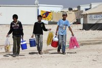 Las cinco familias refugiadas sirias que vivirán en Uruguay ya están de viaje