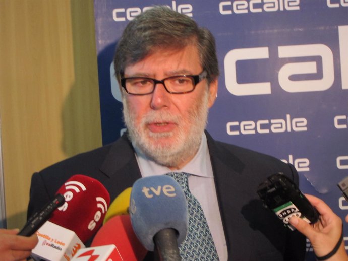 El presidente de Cecale, Santiago Aparicio