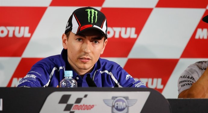Jorge Lorenzo en rueda de prensa