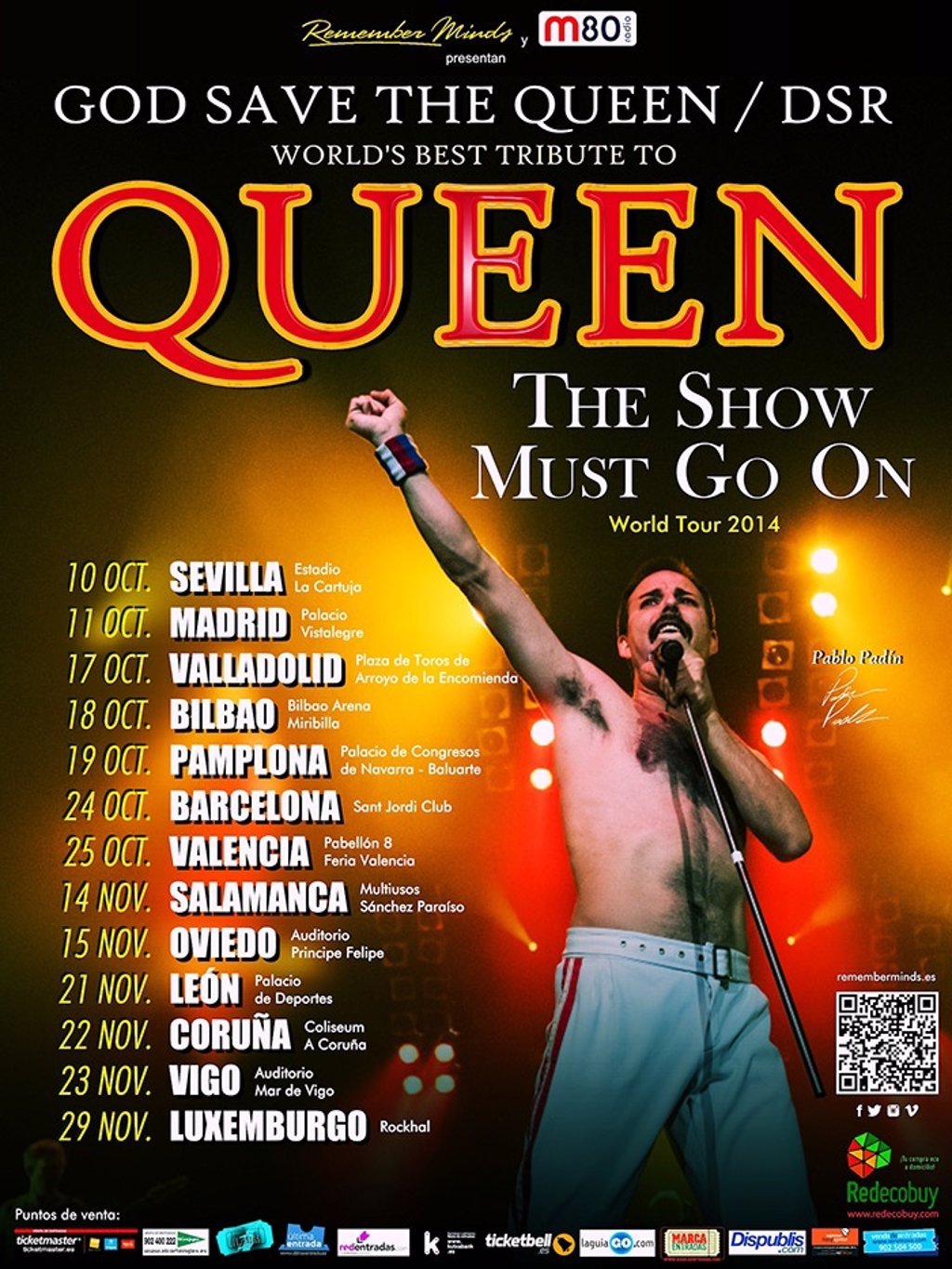 God Save the Queen, banda tributo a Queen, vuelve a España para ofrecer