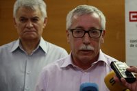 Toxo espera que implicados de CCOO en el caso de las tarjetas se expliquen "suficientemente" y si no serán expulsados