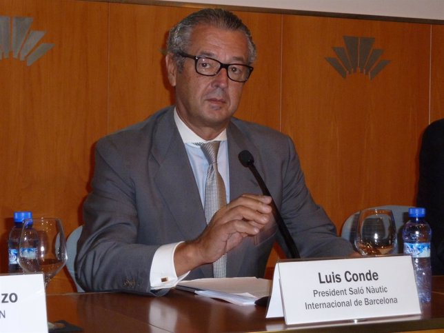 El presidente del Salón Náutico de Barcelona, Luis Conde