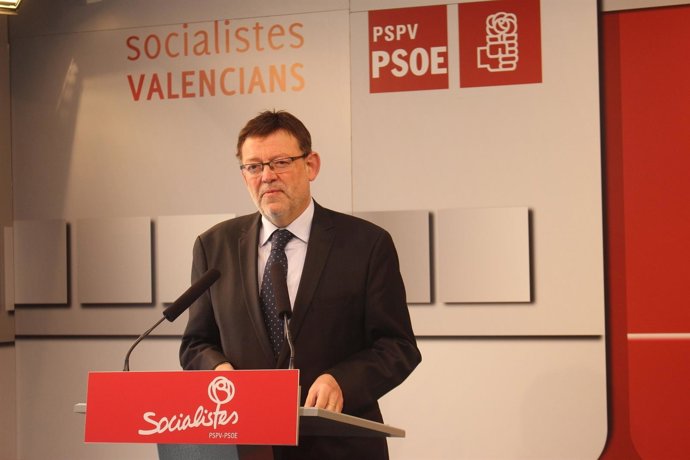 Ximo Puig en rueda de prensa 