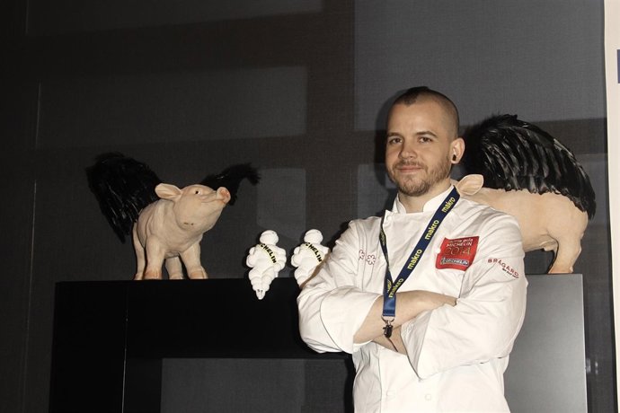 El cocinero David Muñoz, del Restaurante DiverXo, Estrella Michelín