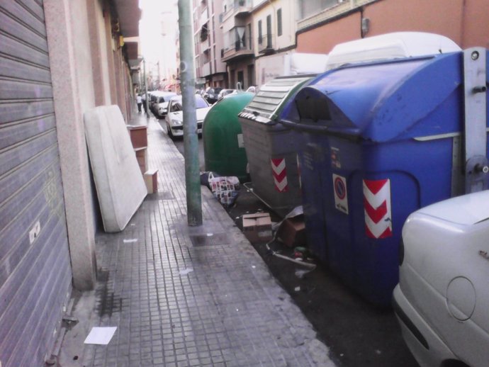 MÉS critica la suciedad en barrios en Palma