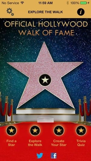 App Paseo de la Fama de Hollywood