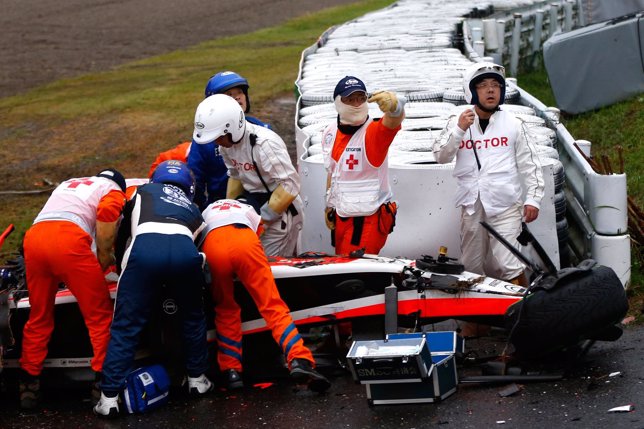 Jules Bianchi, herido grave en accidente