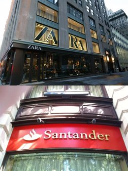 Zara y Banco Santander