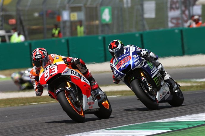 Marc Márquez y Jorge Lorenzo 