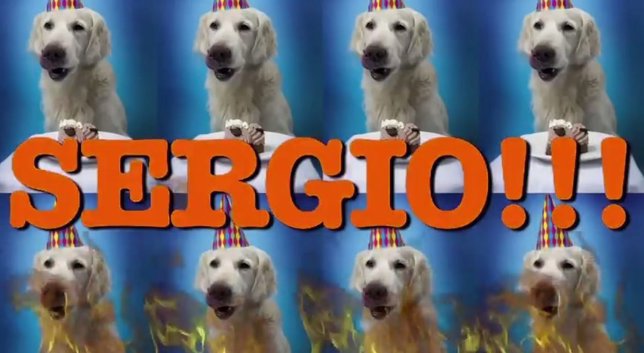 Happy Birthday Sergio