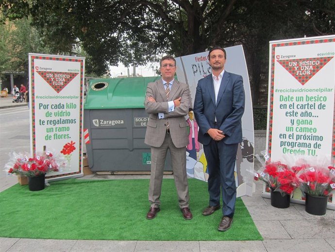 Presentación iniciativa de Ecovidrio y Ayuntamiento de Zaragoza.
