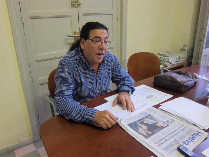 El secretario general de UGT en Huelva, Francisco Espinosa. 