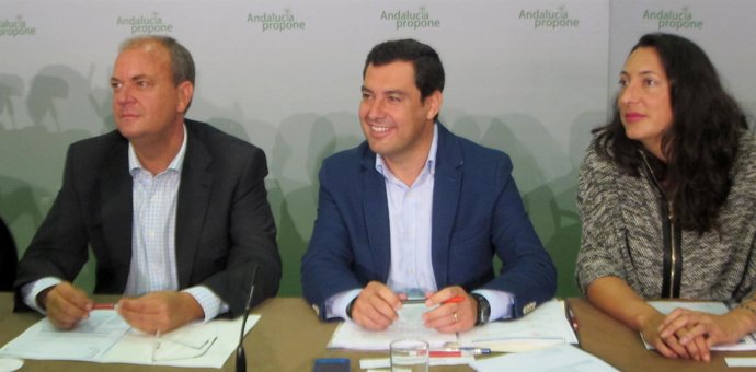 Moreno, Monago y López Gabarro hoy en Sevilla