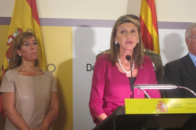 Alícia Sánchez Camacho (PP) Llanos de Luna (delegada del Gobierno en Catalunya)