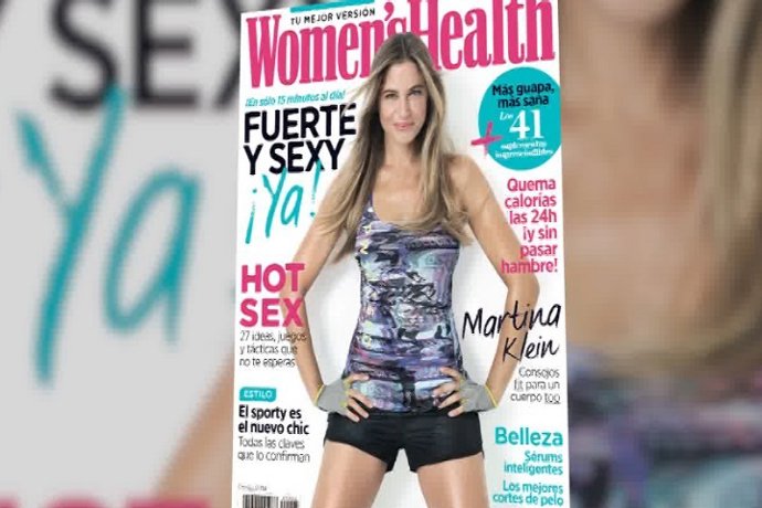 Martina Klein, portada de Women's Health