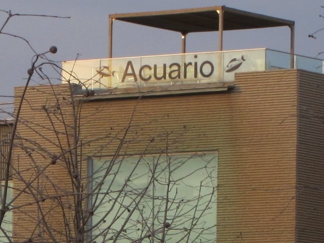 El acuario se encuentra en la zona de la Expo