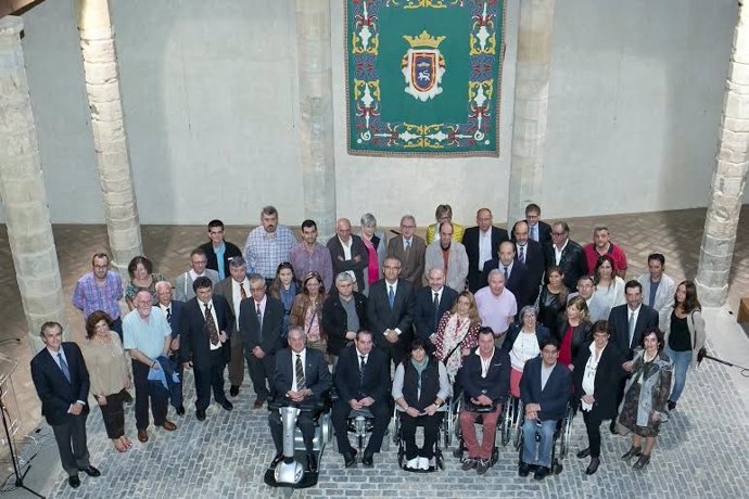 Pamplona recibe a asociaciones que trabajan con personas con discapacidad.