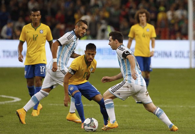 Argentina Brasil Messi Neymar selección China
