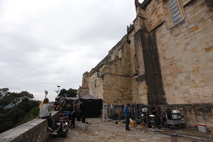Rodaje de Altamira en San Vicente de la Barquera