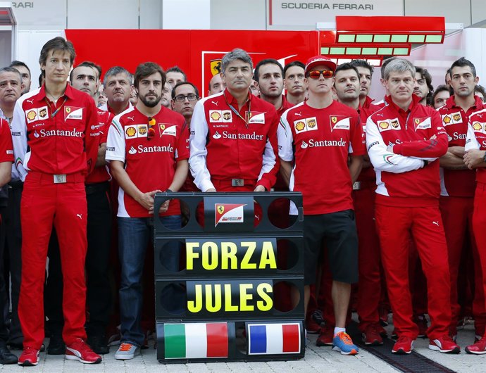 Ferrari Jules Bianchi Marussia Alonso Raikkonen
