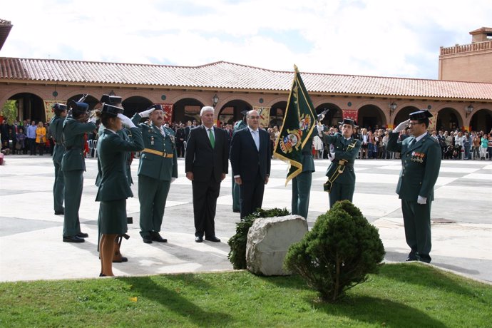 Acto de la Guardia Civil en Teruel.