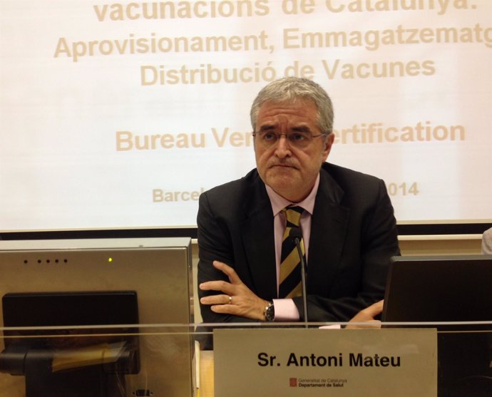 El secretario de Salud Pública, Antoni Mateu