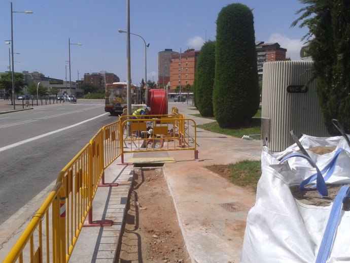 Obras de las líneas de media tensión de Tarragona