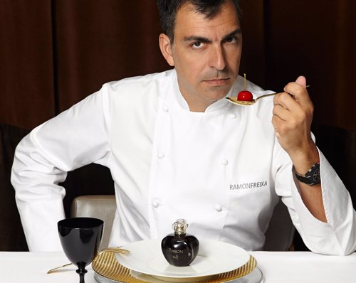 Ramón Freixa y postre inspirado en Dior