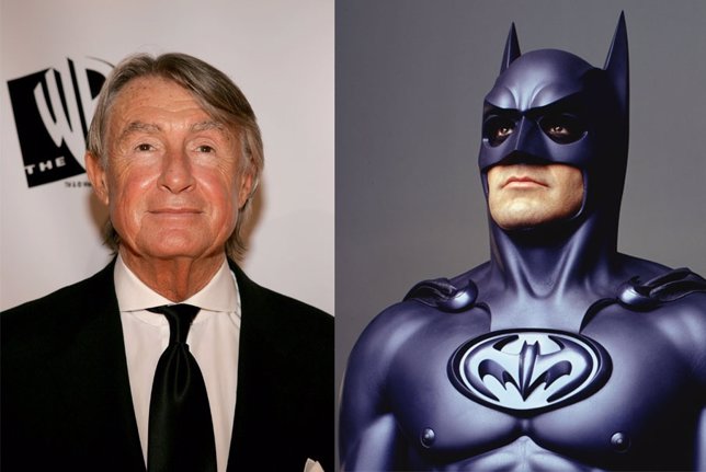 Joel Schumacher y George Clooney en Batman & Robin