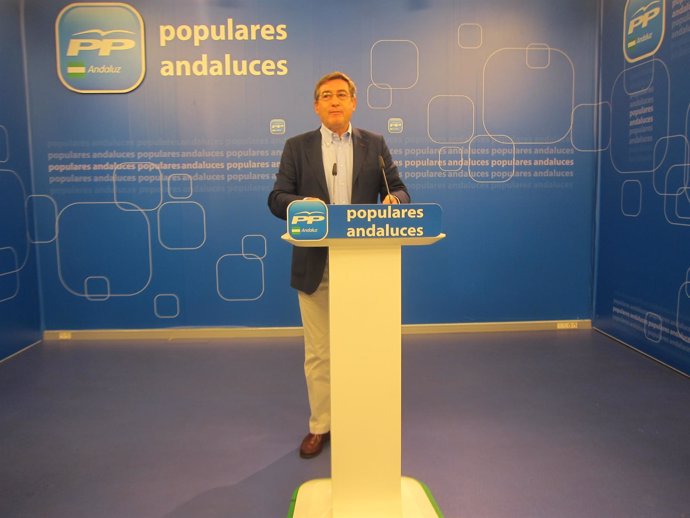 El portavoz de Economía del PP en el Parlamento de Andalucía, Rafael Carmona